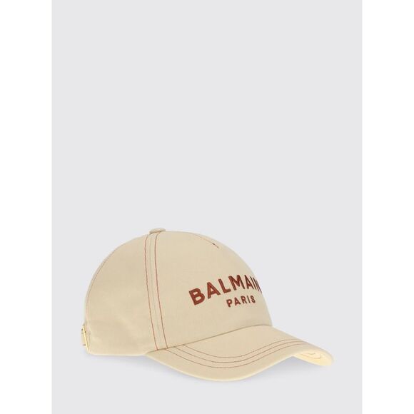 Balmain Hat Woman Beige